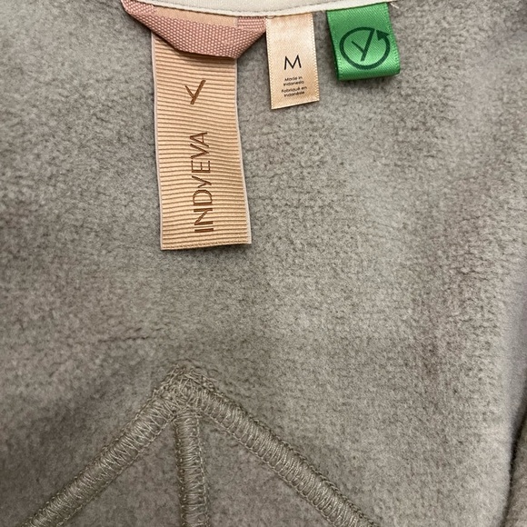 INDYEVA NAOKO Women's Beige Hooded Coat - Picture 7 of 7